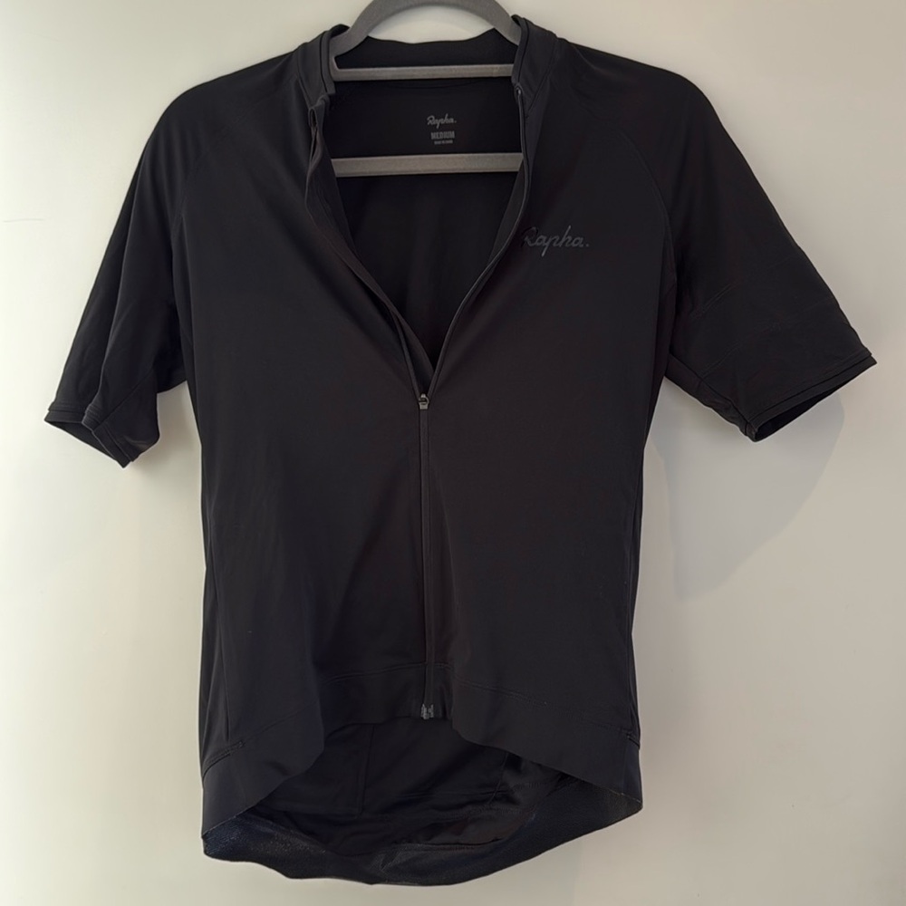 Rapha Core Cycling Jersey - size Medium, Black